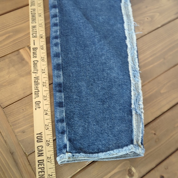 Diesel Skinny Cropped Raw Hem Jeans SZ 28 - Picture 9 of 16